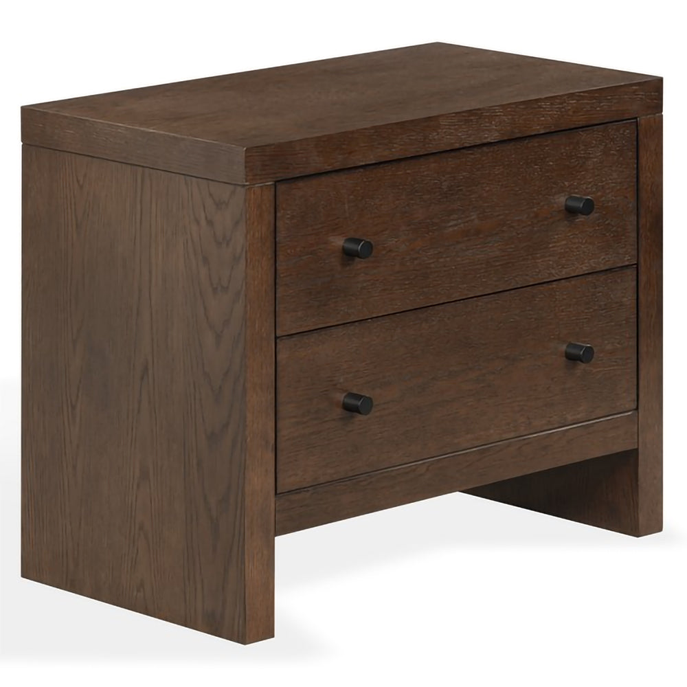 Safavieh - Frederick 2 Drawer Wood Nightstand / Dark Walnut - SFV2229A view 1