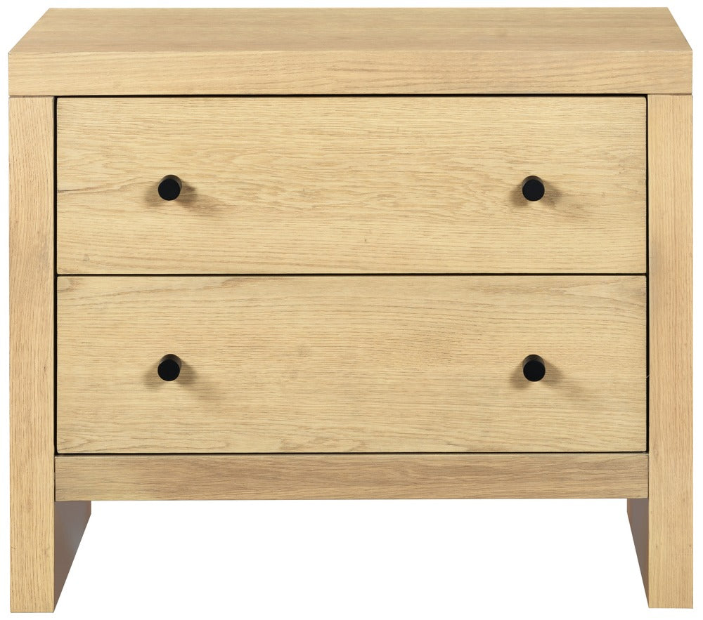 Safavieh - Frederick 2 Drawer Wood Nightstand / Oak - SFV2229B view 1