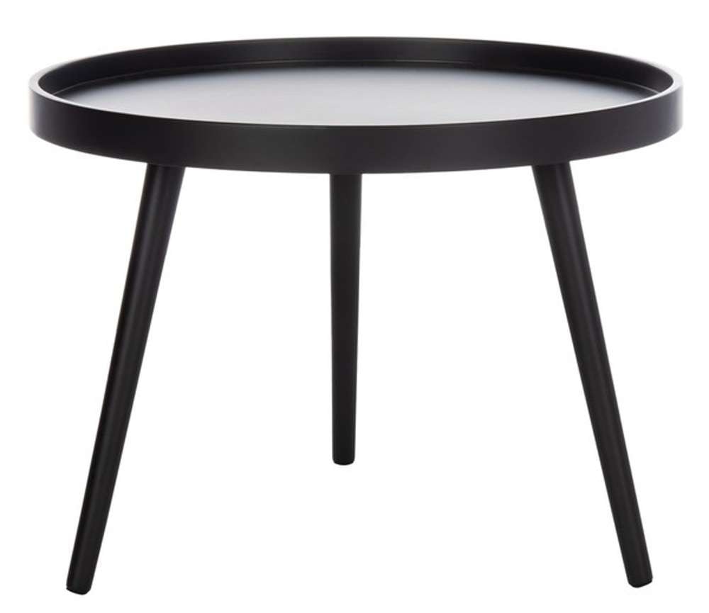 Safavieh - Fritz Round Tray Side Table - Black - ACC4204A veiw 1