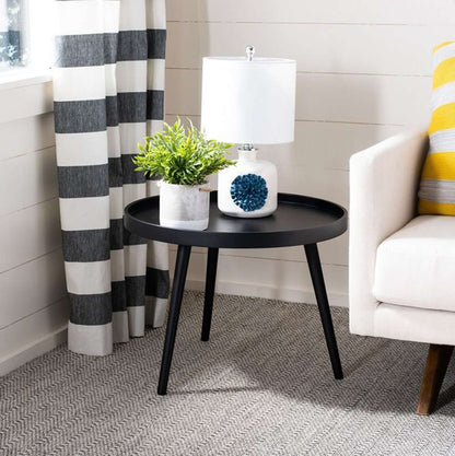 Safavieh - Fritz Round Tray Side Table - Black - ACC4204A veiw 2