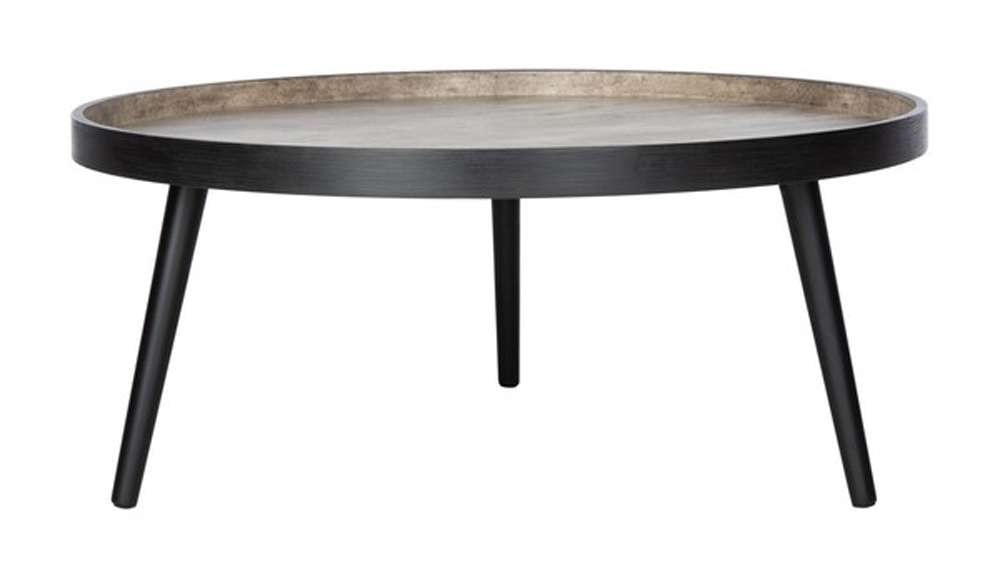 Safavieh - Fritz Tray Top Coffee Table - Light Grey - Black - COF4204B veiw 1