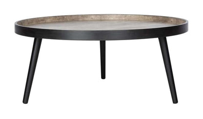 Safavieh - Fritz Tray Top Coffee Table - Light Grey - Black - COF4204B veiw 1