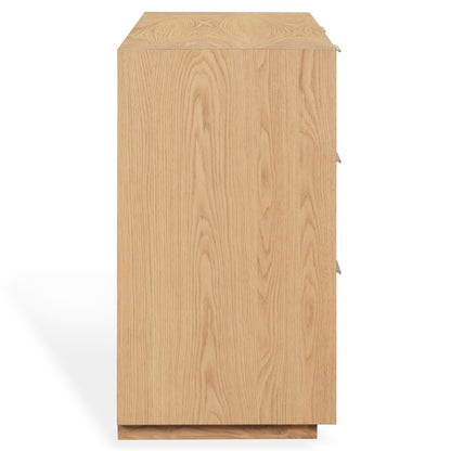 Safavieh - Gabribecca Wood 6 Drawer Dresser / Greige Oak / Brass - SFV4280A view 4