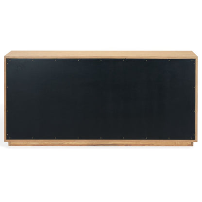 Safavieh - Gabribecca Wood 6 Drawer Dresser / Greige Oak / Brass - SFV4280A view 5