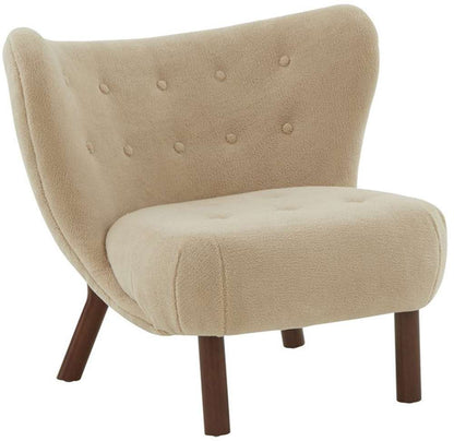 Safavieh - Couture - Gabriel Modern Wingback Chair - Tan - Dark Brown - SFV4818B veiw 3