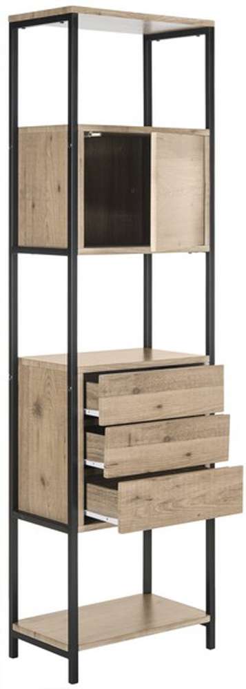Safavieh - Gabrielle Etagere - Oak - Black - FOX4274A veiw 4
