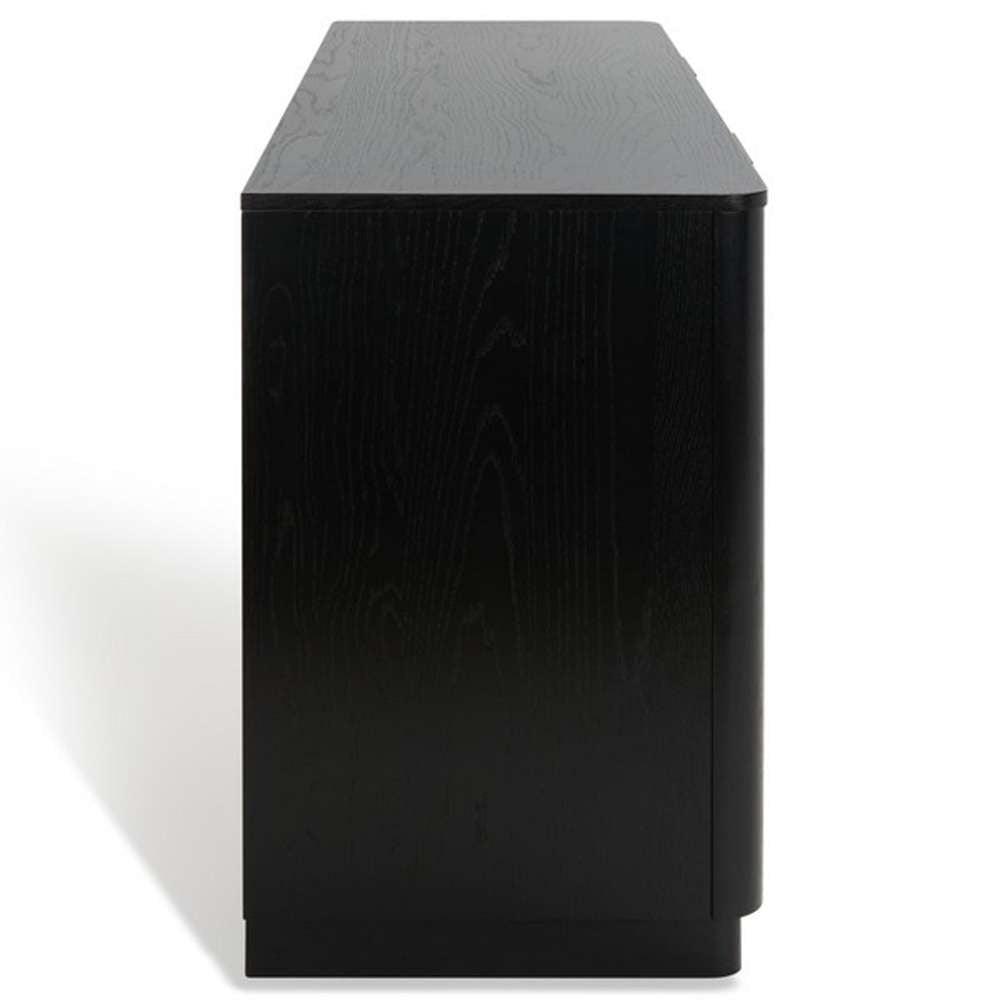 Safavieh - Couture - Gabrietta 6 Drawer Wood Dresser - Black - Gold - SFV2141B veiw 5