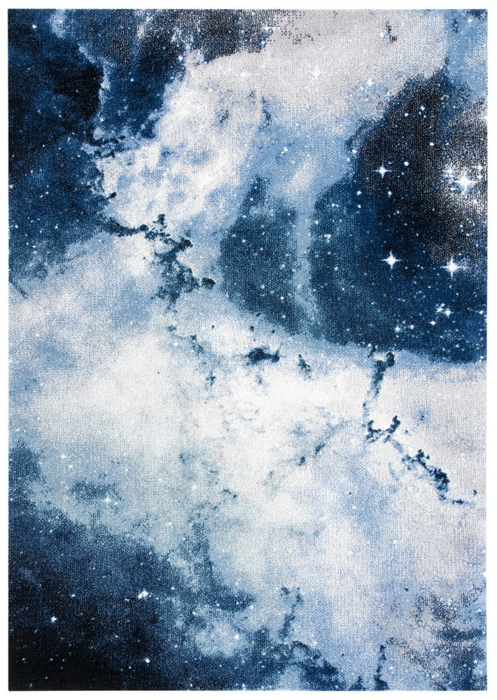 Safavieh - Galaxy 109M Blue / Ivory - 9" X 12" - GAL109M-9 view 1