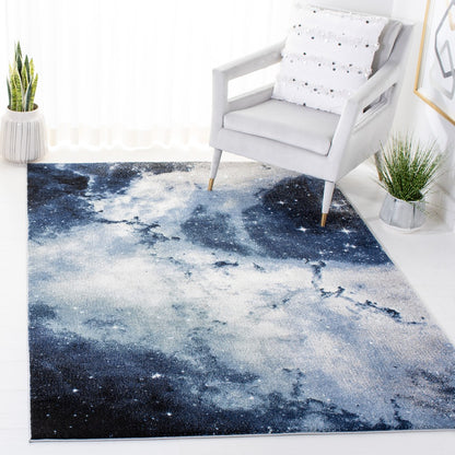 Safavieh - Galaxy 109M Blue / Ivory - 9" X 12" - GAL109M-9 view 2
