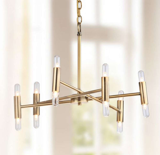 Safavieh - Gale 12Lt 22in Chandelier - Gold - CHA4005A veiw 1