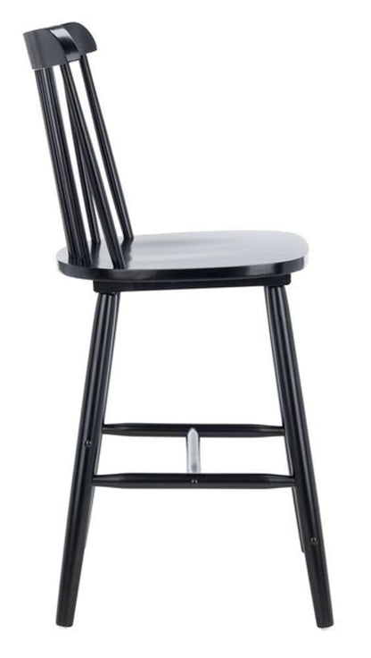 Safavieh - Galena Counter Stool - Black  (Set of 2) - BST8503B-SET2 veiw 4