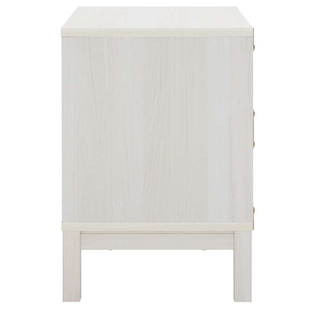 Safavieh - Galio 2 Drawer Nightstand - White - Gold - NST9600C veiw 4