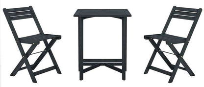 Safavieh - Gallo Balcony Bistro Set - Dark Slate Gray - PAT6751B veiw 1
