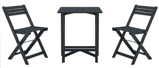 Safavieh - Gallo Balcony Bistro Set - Dark Slate Gray - PAT6751B veiw 1