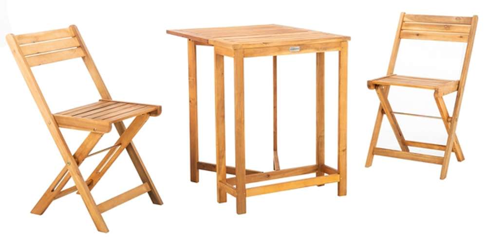 Safavieh - Gallo Balcony Bistro Set - Natural - PAT6751A veiw 3