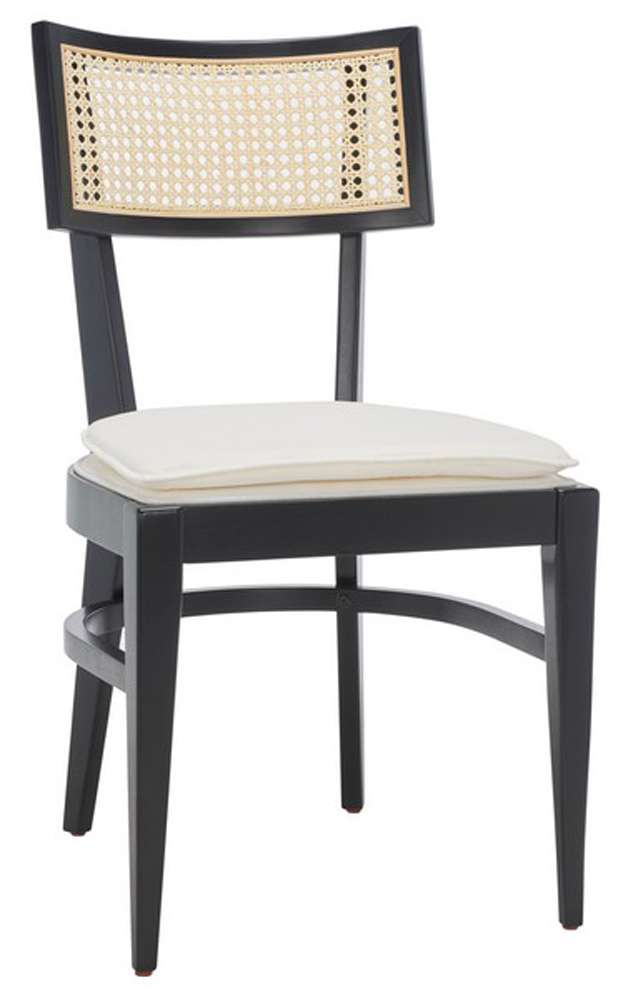 Safavieh - Galway Cane Dining Chair - Black - Natural - DCH1007B veiw 3