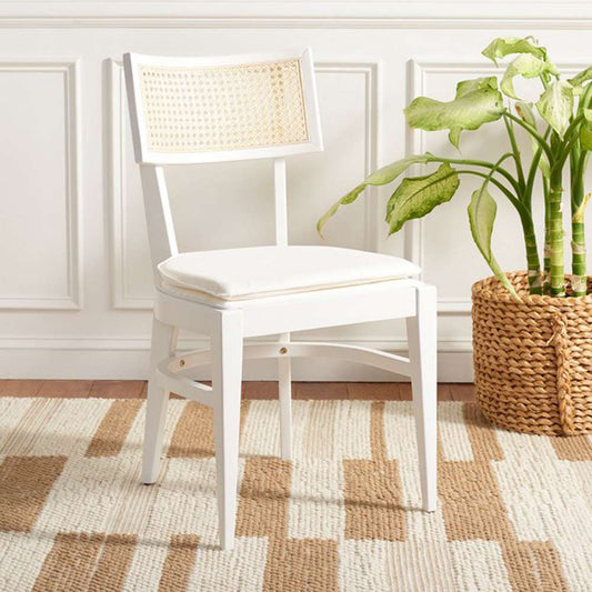 Safavieh - Galway Cane Dining Chair - White - Natural - DCH1007C veiw 2
