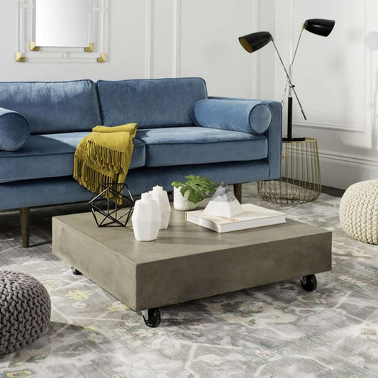 Safavieh - Gargon In/Outdoor Coffee Table - Dark Grey - VNN1023A veiw 2