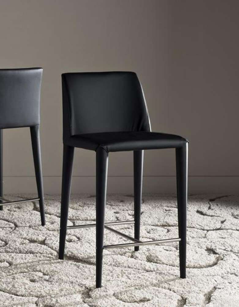 Safavieh - Garretson Counter Stool - Black  (Set of 2) - FOX2021B-SET2 veiw 1