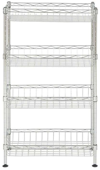 Safavieh - Gaston 4 Tier Mini Rack - Chrome - HAC1001A veiw 1