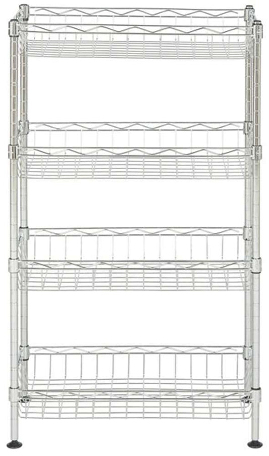 Safavieh - Gaston 4 Tier Mini Rack - Chrome - HAC1001A veiw 1