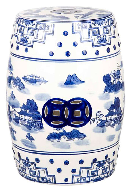 Safavieh - Gateless Mist Garden Stool - Blue - ACS4558A veiw 1