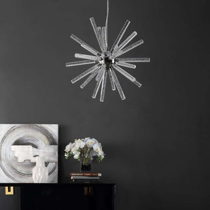 Safavieh - Gema Led 19 Inch Pendant - Chrome - PND4103A veiw 1