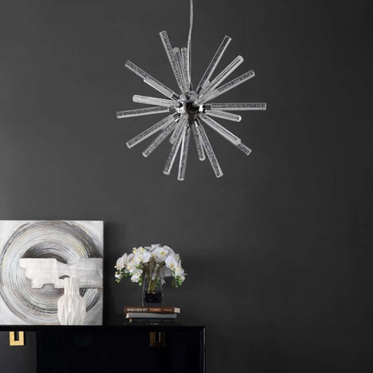 Safavieh - Gema Led 19 Inch Pendant - Chrome - PND4103A veiw 1