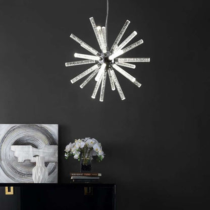 Safavieh - Gema Led 19 Inch Pendant - Chrome - PND4103A veiw 2