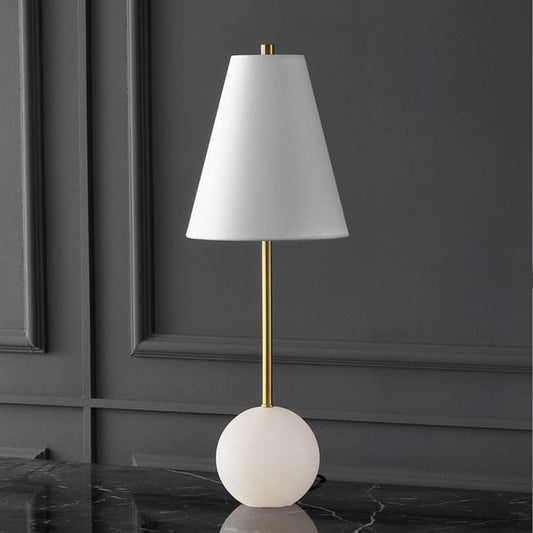 Safavieh - Couture - Genesis Alabaster Table Lamp - Gold - White - CTL1062A veiw 1
