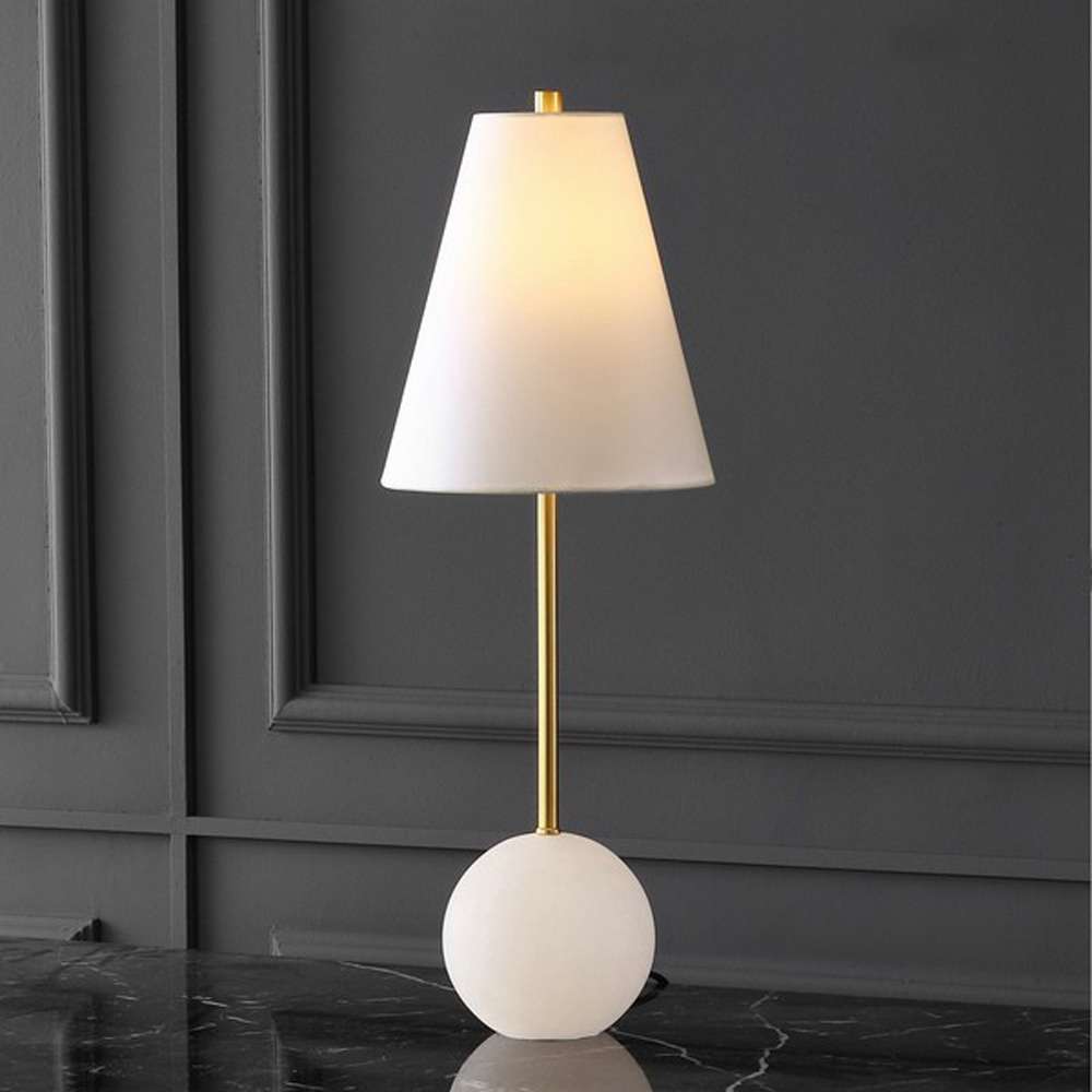 Safavieh - Couture - Genesis Alabaster Table Lamp - Gold - White - CTL1062A veiw 2