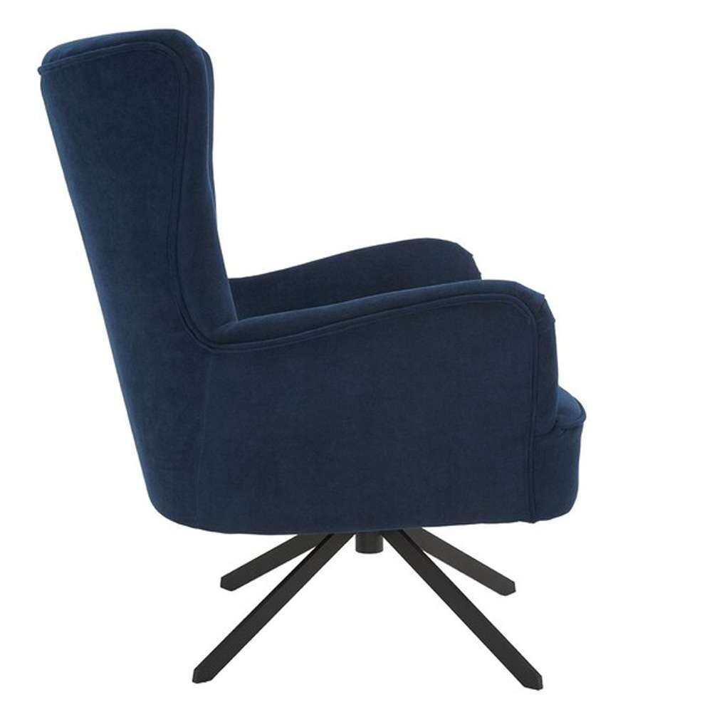 Safavieh - Geonna Upholstered Arm Chair - Navy - ACH5107B veiw 4