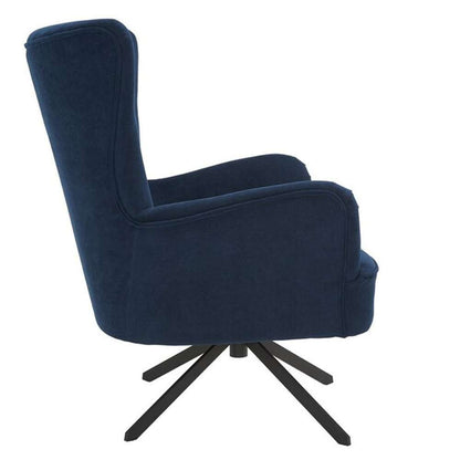 Safavieh - Geonna Upholstered Arm Chair - Navy - ACH5107B veiw 4