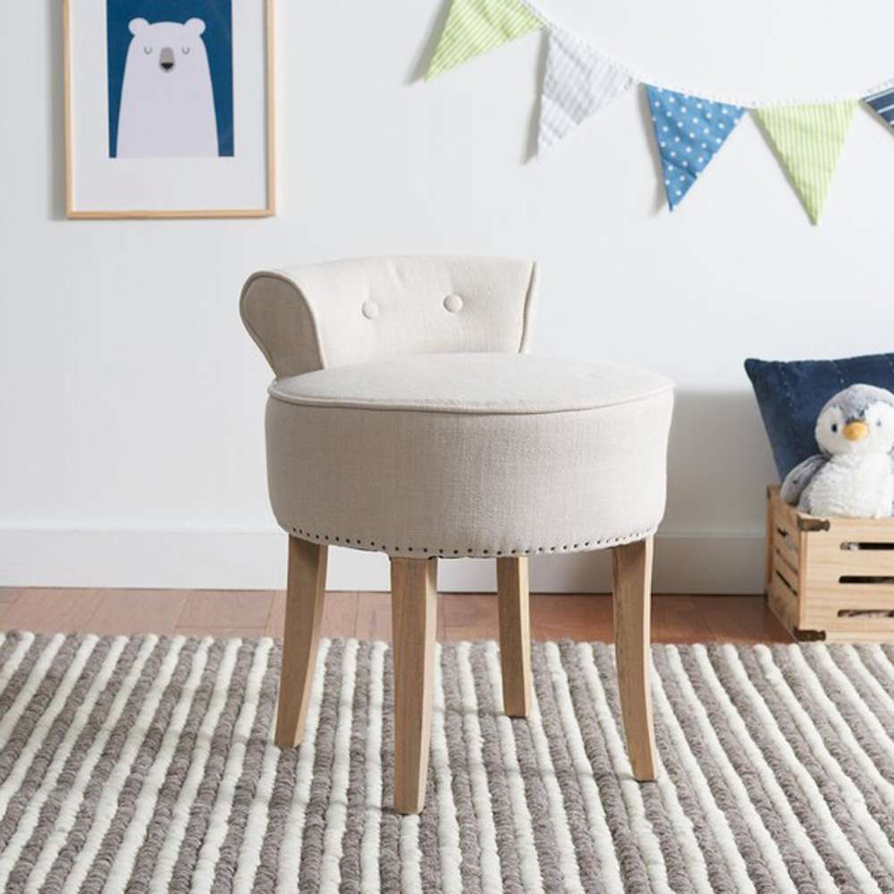 Safavieh - Georgia Vanity Stool - Beige - MCR4546G veiw 2