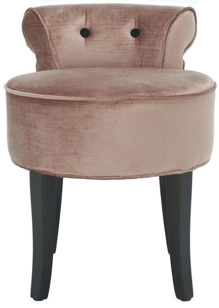 Safavieh - Georgia Vanity Stool - Champagne - MCR4546Q veiw 1