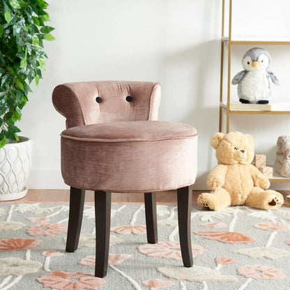 Safavieh - Georgia Vanity Stool - Champagne - MCR4546Q veiw 2