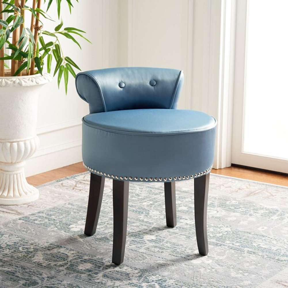 Safavieh - Georgia Vanity Stool - Teal - MCR4546S veiw 2