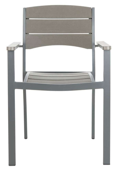 Safavieh - Gerhardt Stackable Chair - Grey  (Set of 2) - PAT4032A-SET2 veiw 1