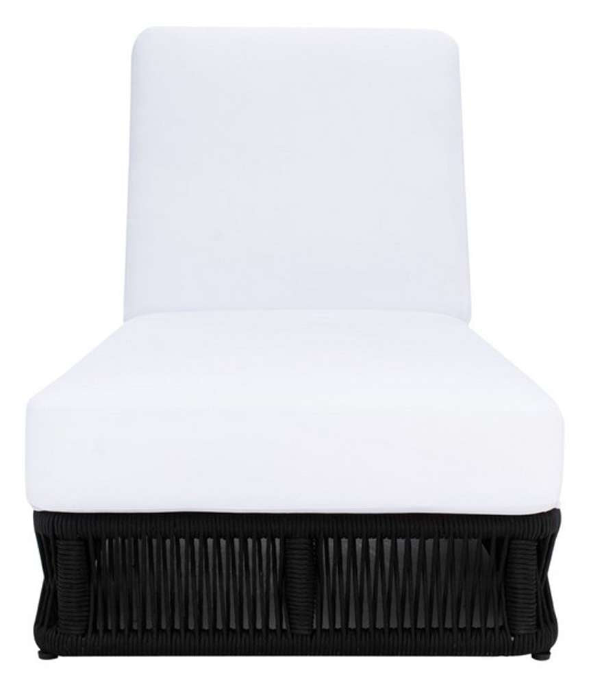 Safavieh - Gillian Sunlounger - Black - White - PAT7527B view 1