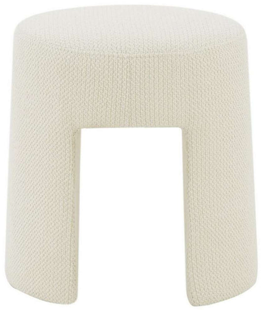 Safavieh - Couture - Ginny Upholstered Ottoman - Ivory - SFV5102A veiw 1