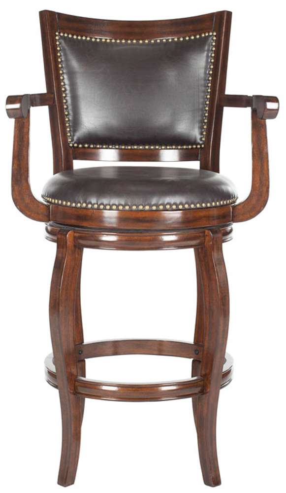Safavieh - Gitano Barstool - Brown - FOX7009B veiw 1