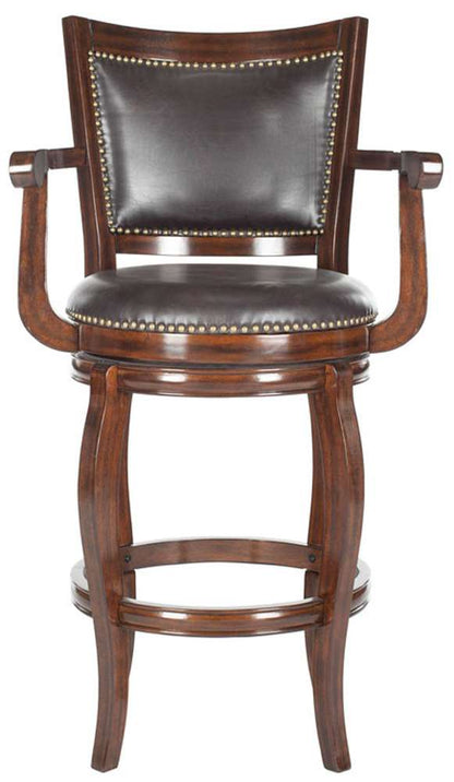 Safavieh - Gitano Barstool - Brown - FOX7009B veiw 1