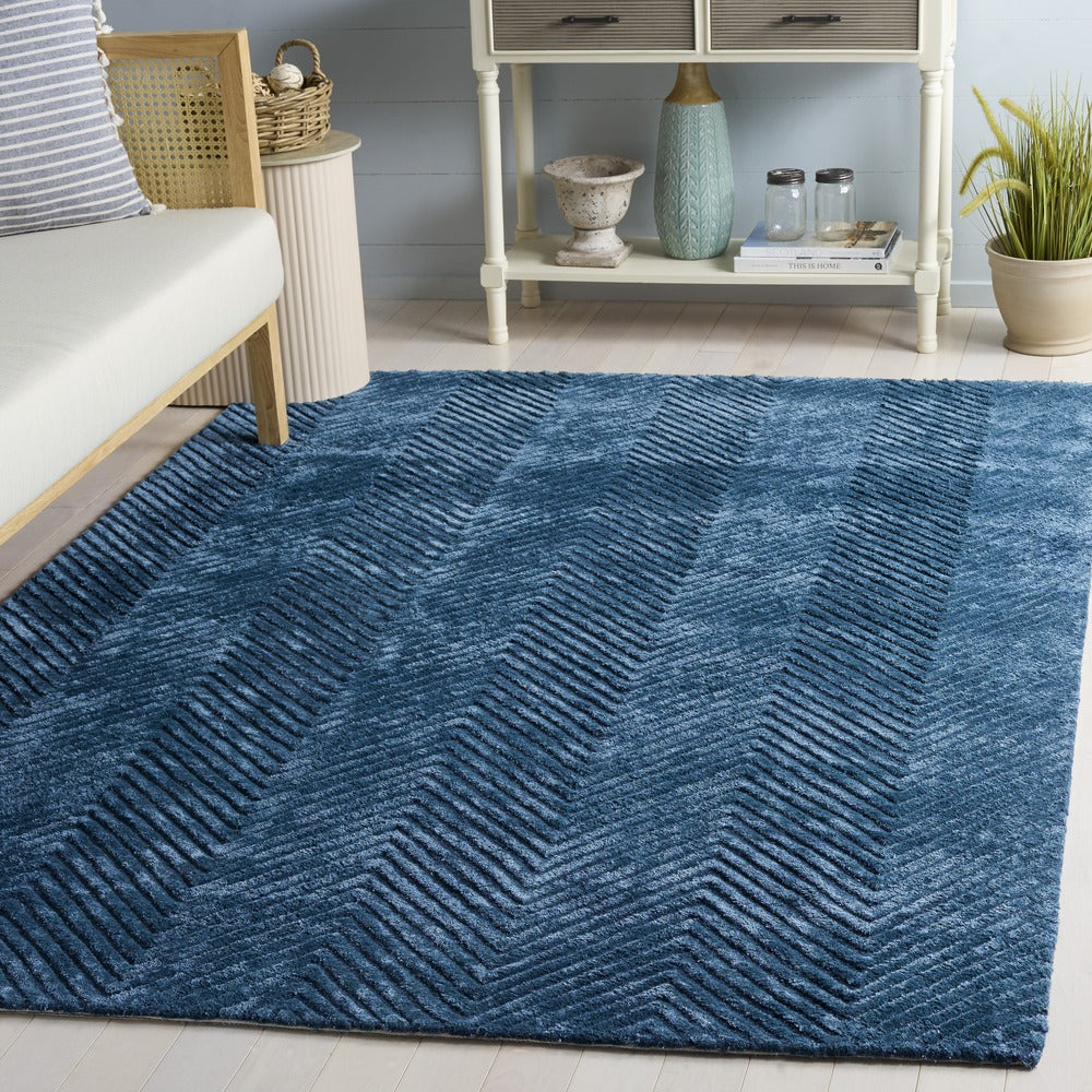 Safavieh - Glamour 801N Navy - 9" X 12" - GLM801N-9 view 2