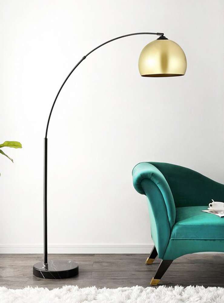 Safavieh - Glarien Floor Lamp - Gold - Black - FLL4087A veiw 1