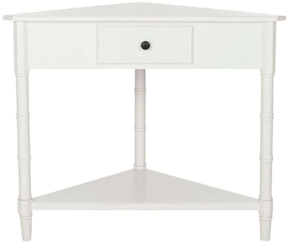 Safavieh - Gomez Corner Table - Distressed Cream  - AMH5709C veiw 1