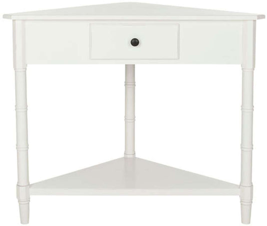 Safavieh - Gomez Corner Table - Distressed Cream  - AMH5709C veiw 1