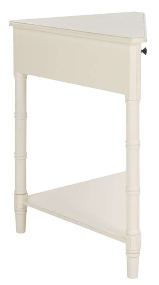 Safavieh - Gomez Corner Table - Distressed Cream  - AMH5709C veiw 4