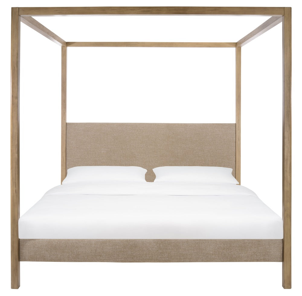 Safavieh - Graciella Chenille King Canopy Bed / Light Brown / Natural - SFV7709B-K-3BX view 2