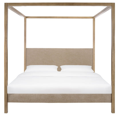 Safavieh - Graciella Chenille King Canopy Bed / Light Brown / Natural - SFV7709B-K-3BX view 2