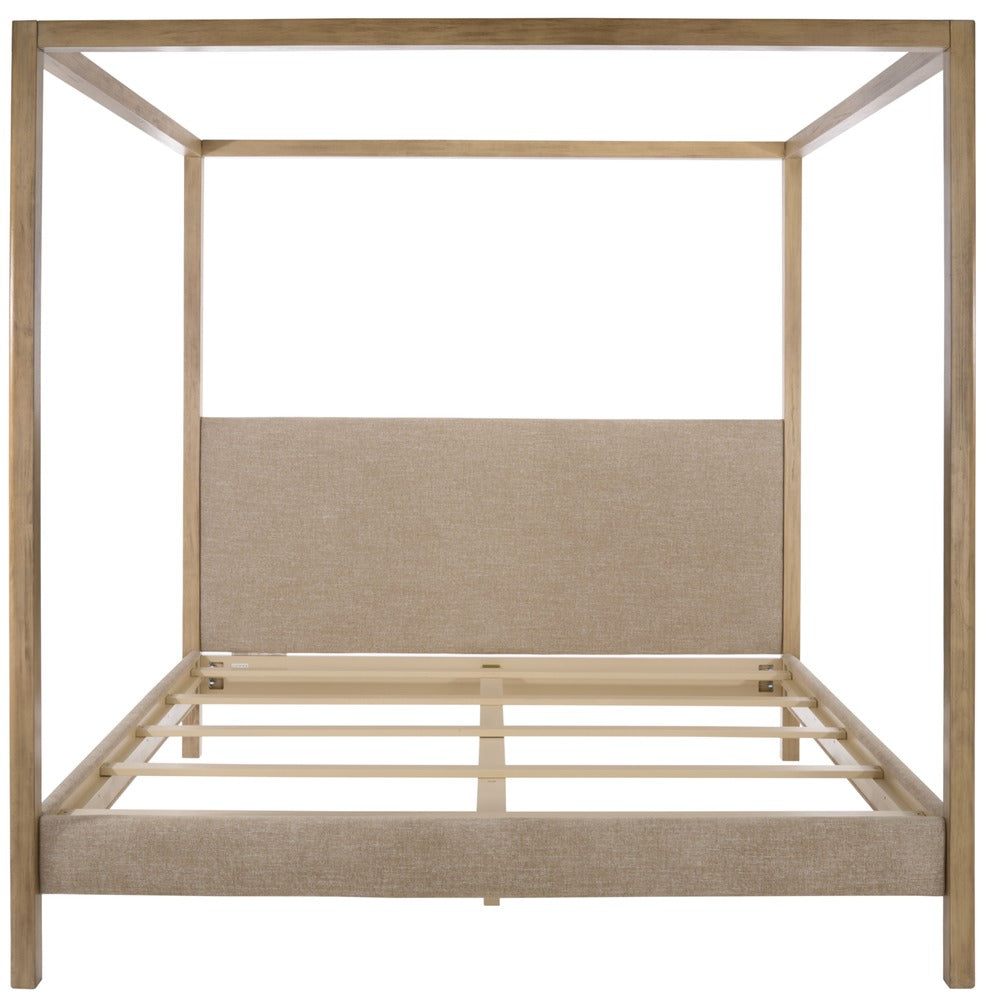 Safavieh - Graciella Chenille King Canopy Bed / Light Brown / Natural - SFV7709B-K-3BX view 3